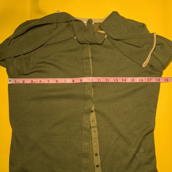 Hand Framed long sleeve cardigan sweater - Picture 8 of 8